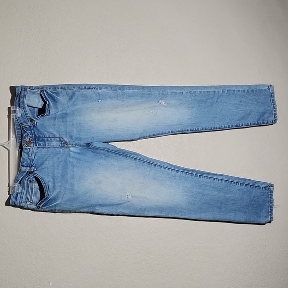 American Rag Womens Jeans Size 11 Short Sistressed Distroyed Fray Ripped Flaw - Picture 4 of 15